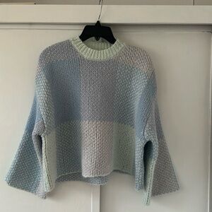 Pastel Knit Sweater • Size XS